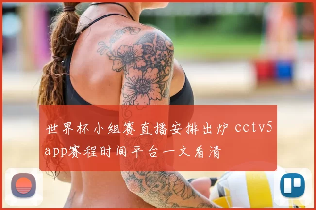 世界杯小组赛直播安排出炉 cctv5app赛程时间平台一文看清